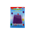 Colourful Spiral Sparkler Paraffin Wax Birthday Candle