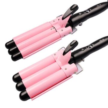 Profession 20-32mm Automatic Perm Splint Ceramic Hair Curler 3 Barrels Big Wave Hair Curling Iron Hair Waver Curlers Styling To
