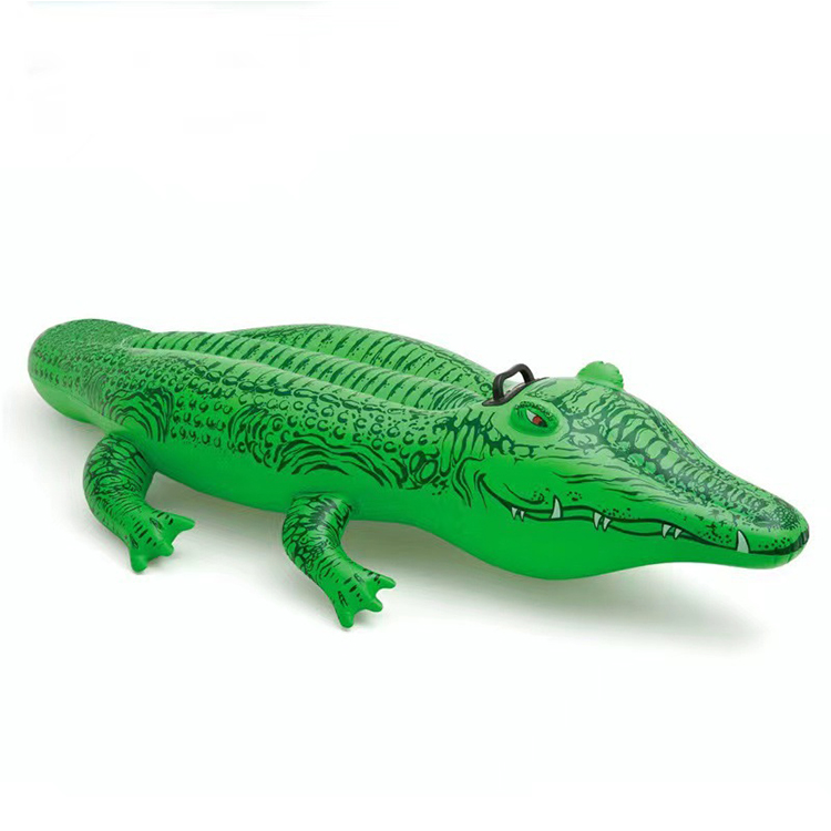 Wholesale New Inflatable Crocodile Rider Swimming Pool Float 4