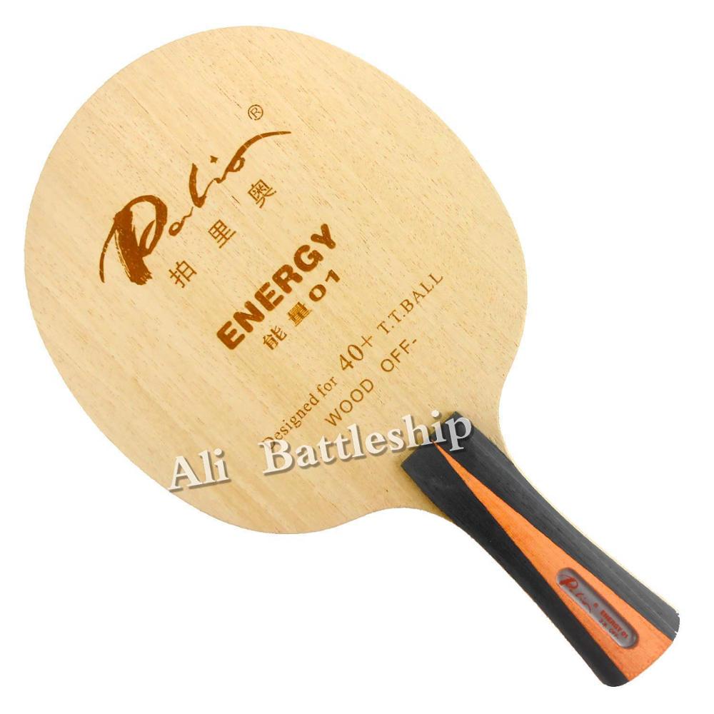 Palio official energy 01 table tennis blade special for 40+ new material table tennis racket game loop and fast attack 3ply wood