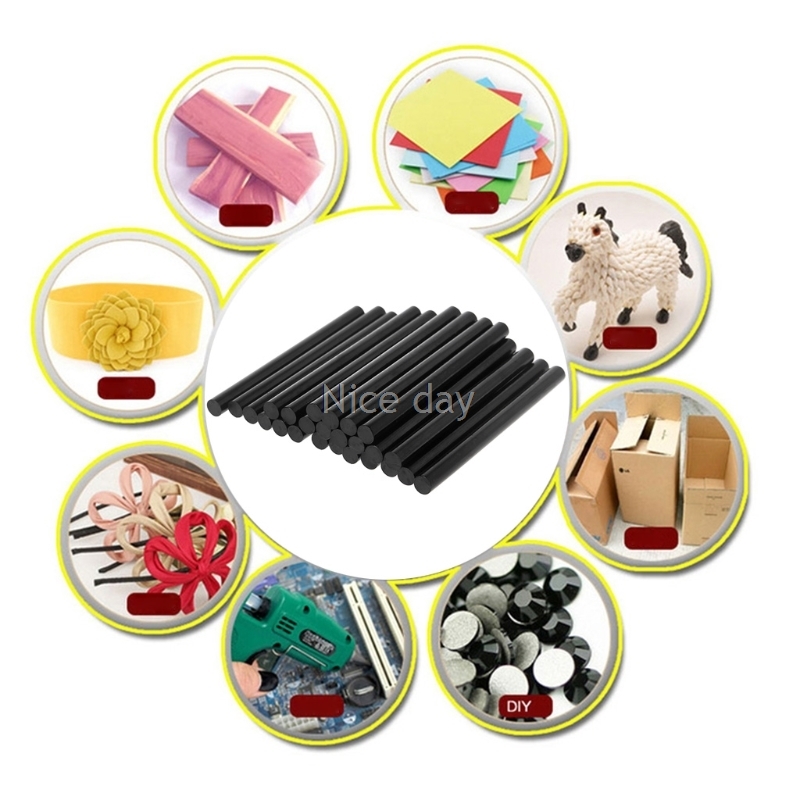 5-25pcs Hot Melt Glue Stick Black High Adhesive For DIY Crafts Toys Repair Tools F14 20 Dropship