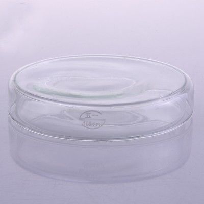 75mm Glass Reusable Tissue Petri culture dish Plate with cover For Chemistry Laboratory