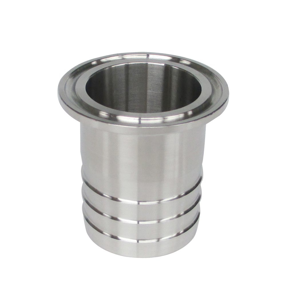 10/12/14/16/19/25/32/38mm Sanitary Hose Barb Adapter Hosetail 1.5'' 2'' Tri Clamp SS304 Stainless Steel