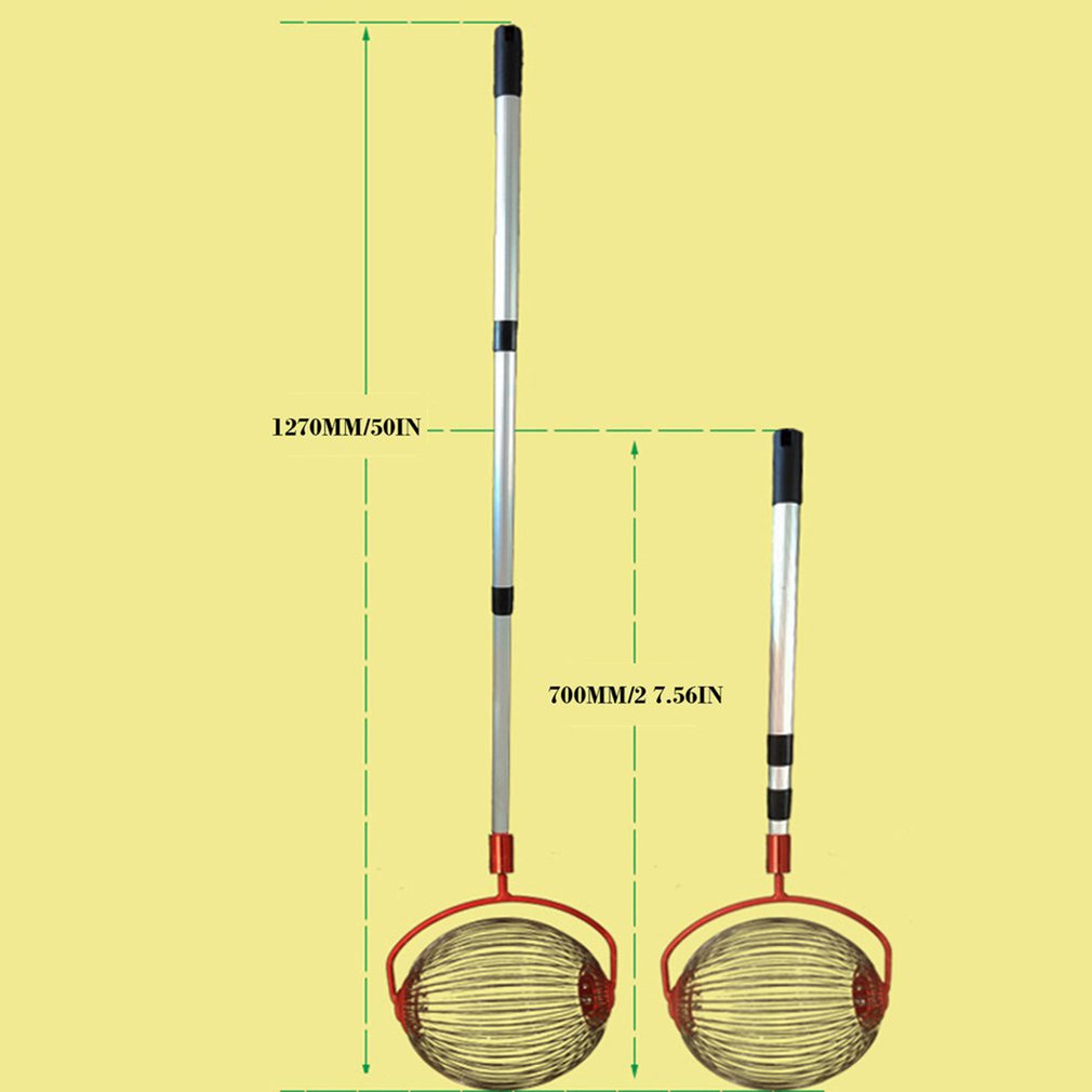 Walnuts Chestnuts Harvester Roller Nut Collector Retractable Aluminum Alloy Ball Garden Fruit Picker Family Orchards Tool