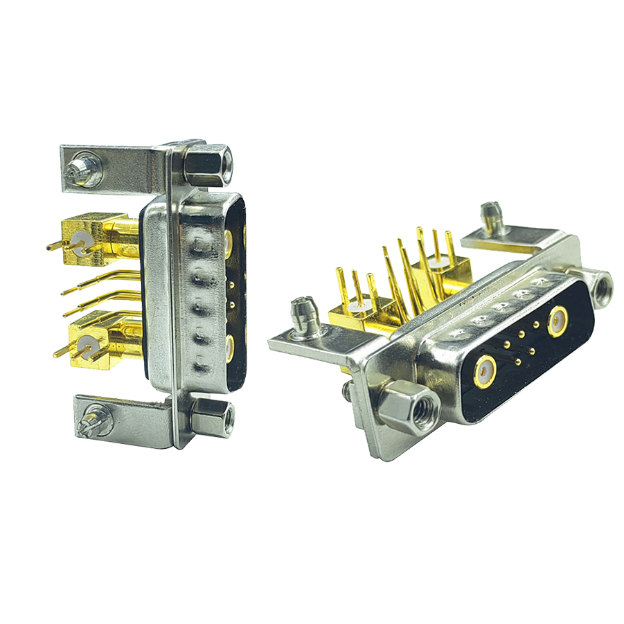 Bending Foot 7W2 RF Connector 5