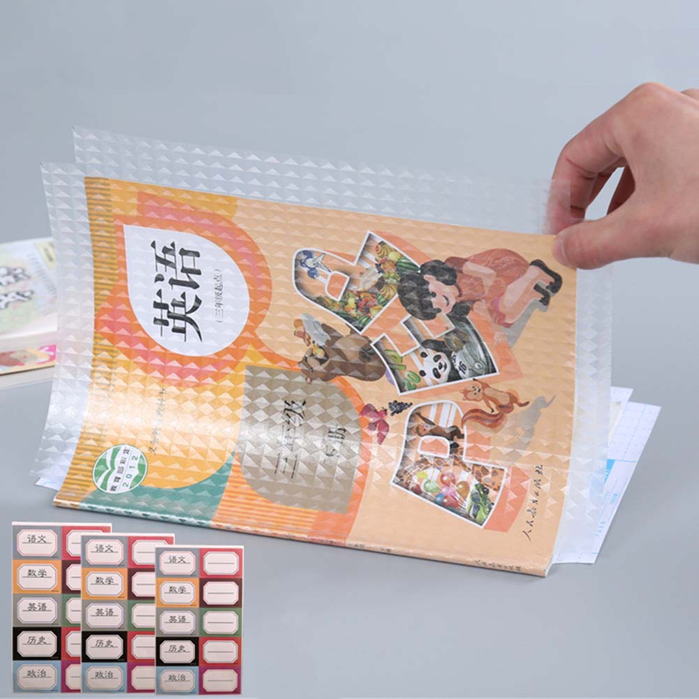 A4 10sheets/set Transparent Self-adhesive Film Book Cover Slipcase CPP Safety Waterproof Nubuck Material 16K/22K Hot sale