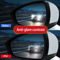 Car Rearview Mirror Protective Anti Fog Car Mirror Window Clear Film Film Waterproof Car Sticker 2 Pcs/Set
