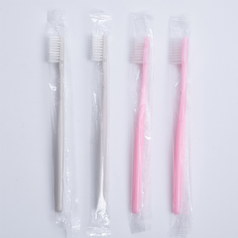 New Adult Soft Hair Toothbrush Disposable Bag Hotel Hotel Supplies Household Manual Welcome Gift Toothbrush