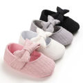 Newborn Baby First Walkers Baby Shoes Infant Pram Girls Princess Moccasins Bowknot Soft Shoes