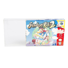 Acid-Free Clear SNES N64 Game Box PET Protectors