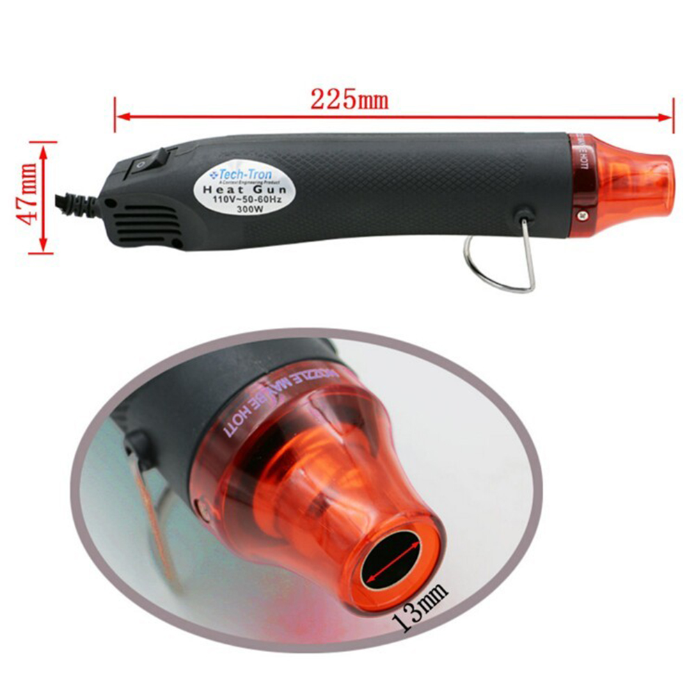 110V Heat Gun Electric Power Tool US regulatory plug Hot Air 300W temperature DIY Hot Air Gun