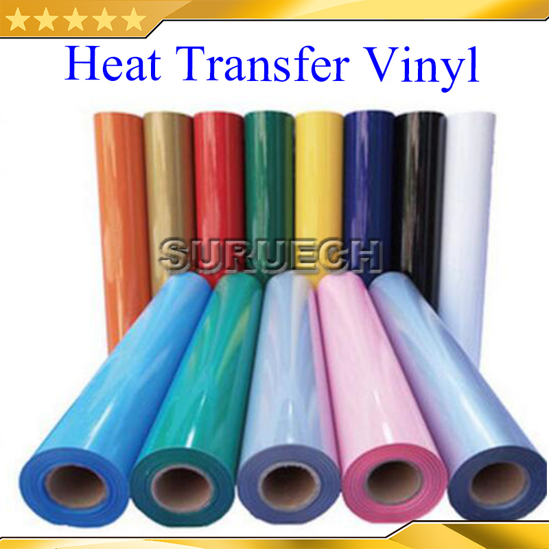 30cmx100cm (12"x40") PVC Heat Transfer Vinyl Heat Press Machine Cutting Plotter Cutter T-shirt DIY Foil Film Paper