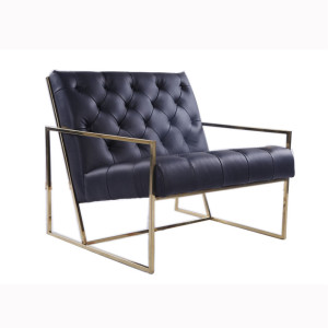 Thin Frame Tufted Lounge Chair Lawson Fenning