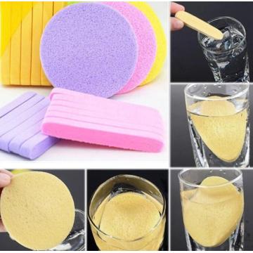 12pc Facial Cleaning Sponge Face Cleaner Mat Puff Compressed Travel Makeup Facial Washing Stick Beauty Cosmetic Tool Accessories