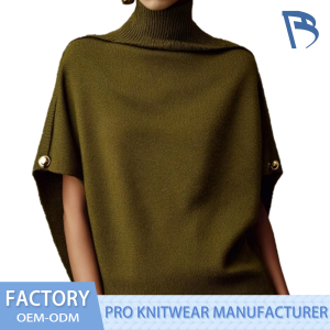 Elegant Dark Brown Knitted Top for Women