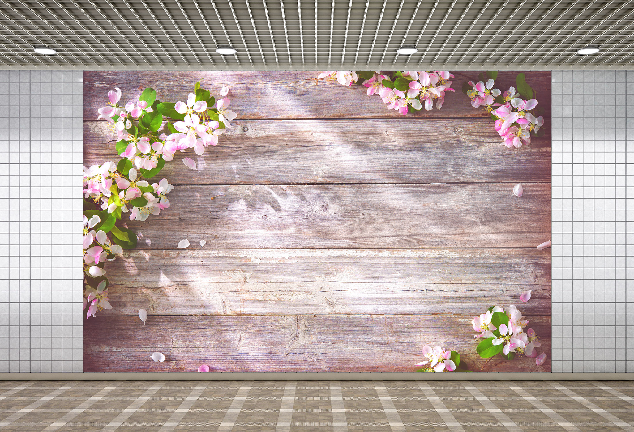 Lyavshi Flowers Wooden Board Backdrops Planks Newborn Portrait Birthday Party Decor Backgrounds Photography for Photo Studio