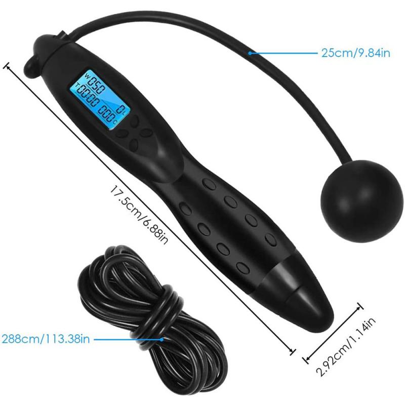 2020 New Digital Counting Speed Skipping Counter Adjustable Cordless And Corded Jumping Rope Multifunctional Skipping Rope