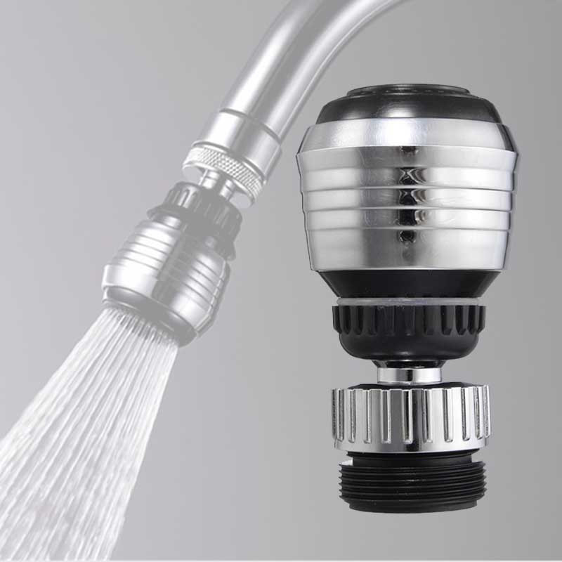 360 Degree Rotate Water Saving Swivel Tap Faucet Adapter Diffuser Faucet Nozzle Filter Adapter Home Kitchen Accessories