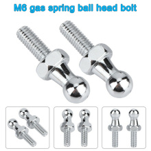 2pcs M6 Spring Ball Screw Bolts for Gas Struts Ball Ended Bolts Bonnet Gas Spring Ball Stud M8617