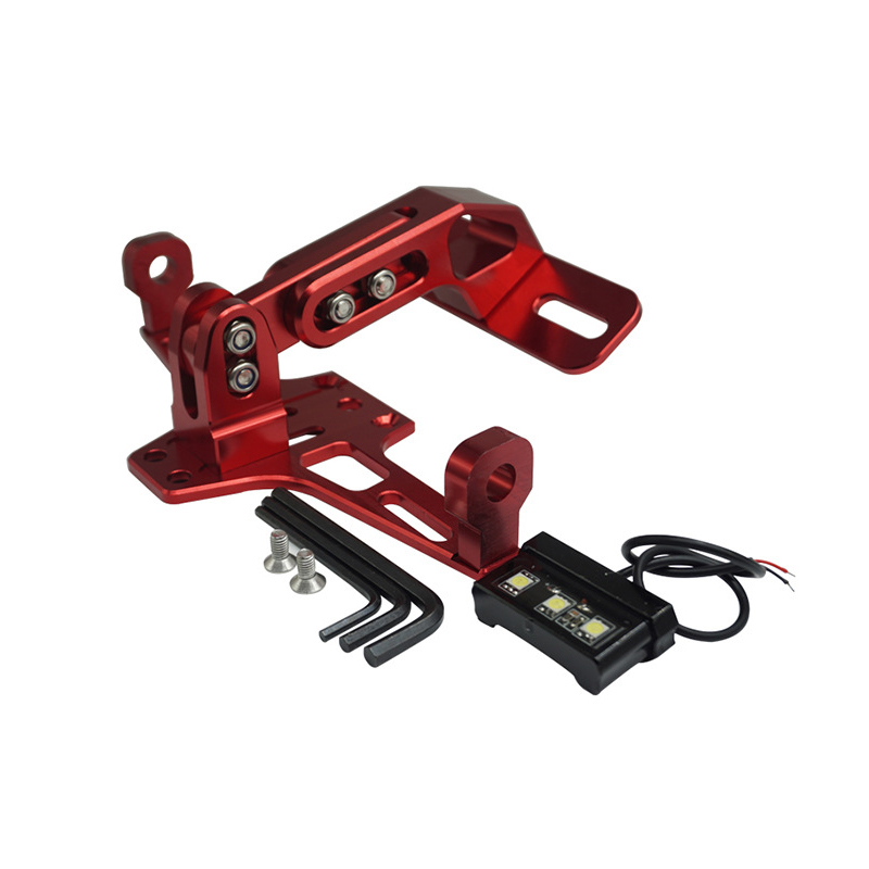 Adjustable Telescopic Aluminum Alloy License Plate Cover