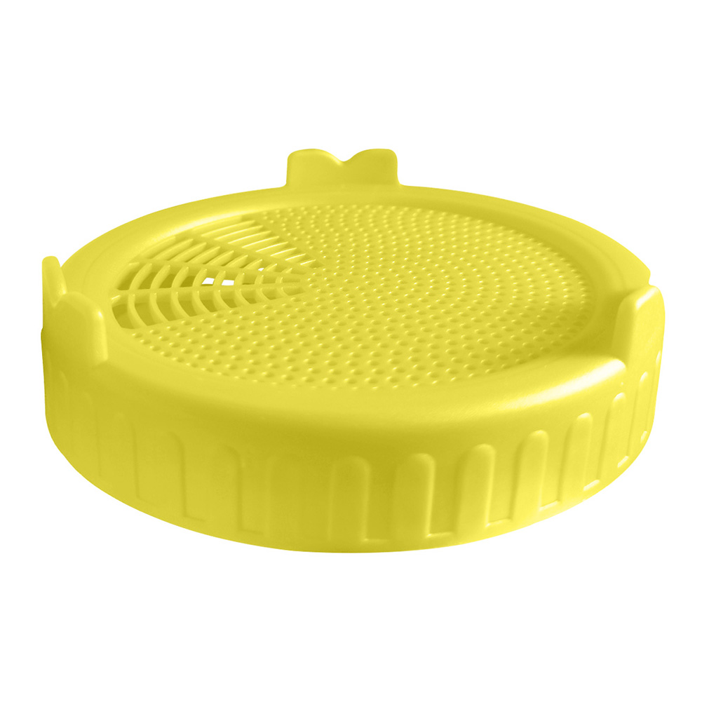 Wide Mouth Plastic Mason Jar Sprouting Lid Food Grade Mesh Sprout Cover Seed Crop Germination Vegetable Silicone Sealing Ring