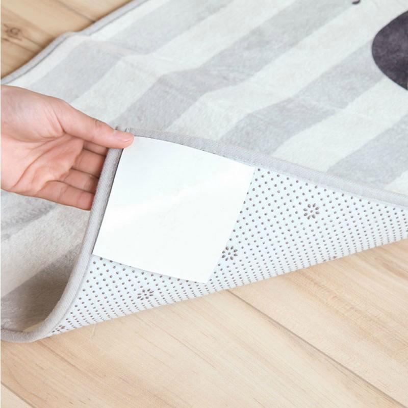 4 Pcs Carpet Non Slip Self-adhesive Carpet Bath Mat Sticker Anti Slip Stickers Flooring Sticker Mat Pad for Bathroom Accessories