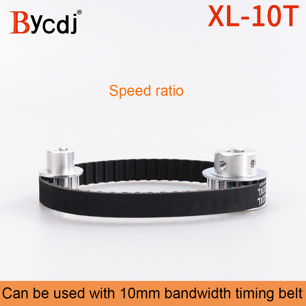 XL 10T Timing Pulley 4/5/6/6.35/8mm Bore Gear Pulley 5.08mm Pitch Aluminum Alloy Synchronous 11mm Belt WidthTiming Belt Pulleys