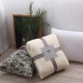 Fluffy Plaid Blanket For Bed Coral Fleece Blanket On The Sofa Solid Color Decorative Sofa Blankets Winter Bedspread For Bed Gift