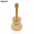 USB stick pendrive16gb 32gb guitar usb flash drive 8gb cute wooden guitar cle usb флешка 2.0 usb flash for computer laptop