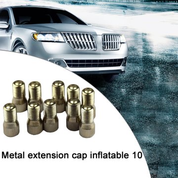 10pcs/Set Valve Stem Caps Bicycle Valve Cover Extension Caps for Motorcycle Car Truck Bike Wheel Tire Adapter