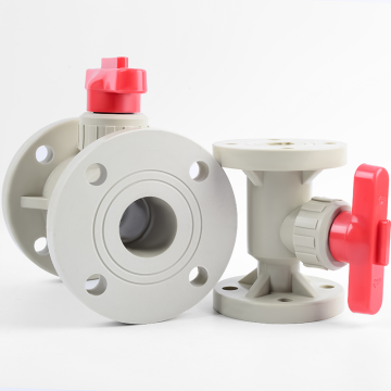 PPH Flanged Ball Valve DN25 to DN200