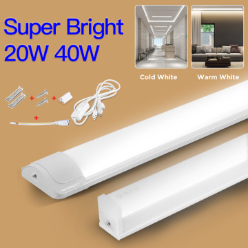 4ft 120cm T8 Led Tube Light 220V 40w 60w 20w Wall Lamp Bar Cold/Warm 2ft 60cm T5 Bulbs Tubes Led Lamps For Home Kitchen Lighting