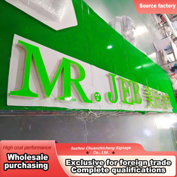 Custom Frameless Lighted Letters for Commercial Signage