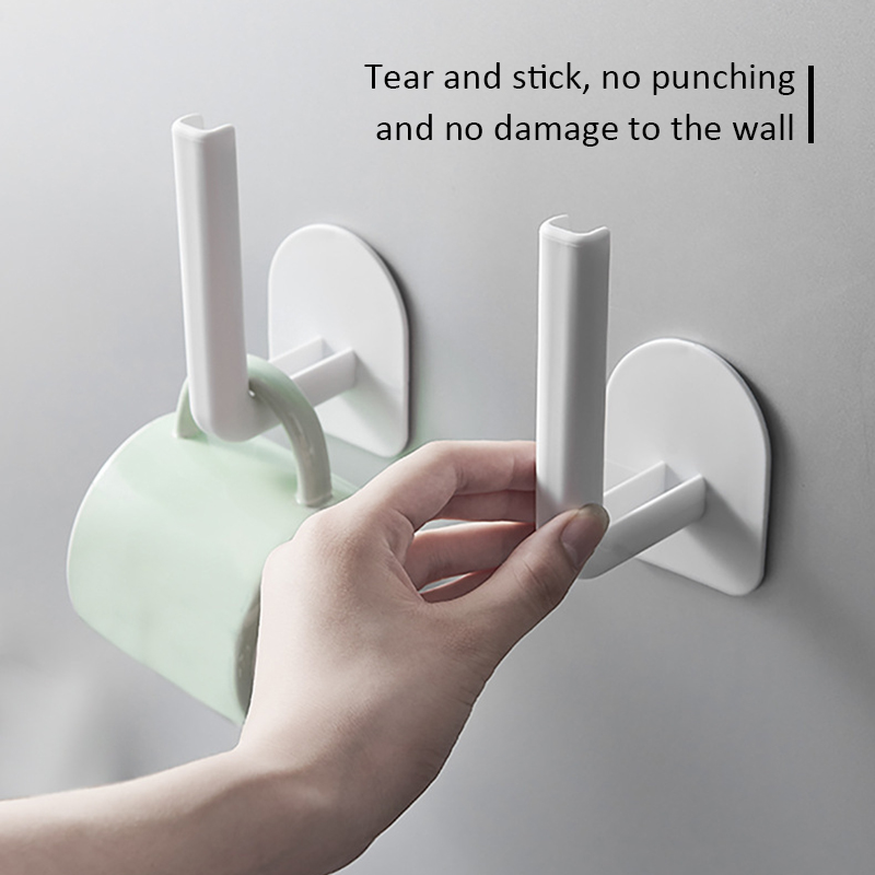 Kitchen Storage Holders Racks Self-adhesive Under Cabinet Paper Roll Rack Towel Tissue Hanger Shelf For Bathroom Toilet 5pcs