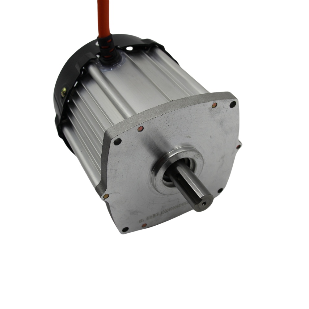 Close-up of KEHUAN high torque motor showing details and connection ports