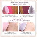 FOCALLURE Professional Soft Cosmetic Puff Microfiber Velvet Powder Concealer Makeup Sponge Tool