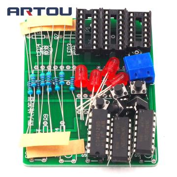 Four Person Responder Diy Kit 4 Channel Answering Teaching Practice Welding PCB Board Fun Electronic DIY Parts
