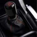 Aluminum alloy Gear Shift Knob Type R Stick Shifting Head Car 5-Speed Shifter fit Most Transmission Trucks Vehicles, Black/Blue