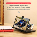 10inch 3D Folding Screen Amplifier Mobile Phone Video HD Video Magnifying Glass Stand For Movie Smart Phone Bracket Holder