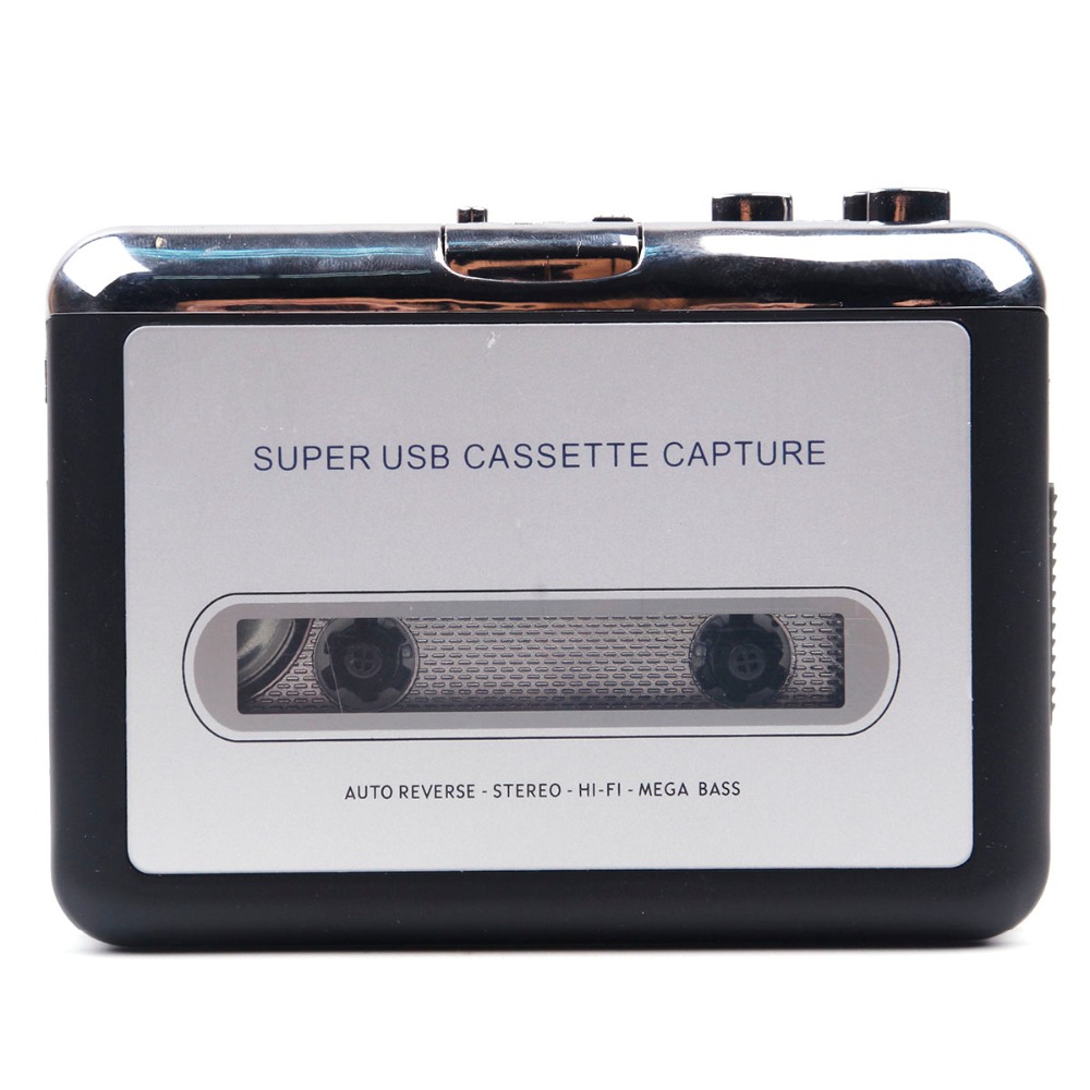 Portable Cassette Recorders & Players USB Tape PC Super MP3 Music Player Audio Converter Recorders Players Cassette-to-MP3