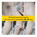 50 Pairs Breylee Hair Removal Wax Strips Papers Face Beard Body Professional Hair Remover Small Size Double Sided Tape