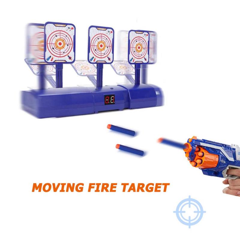 New Popular Electronic Scoring Moving High Precision Auto Reset Electric Target for Nerf Toys Outdoor Sports Fun Toys Gun