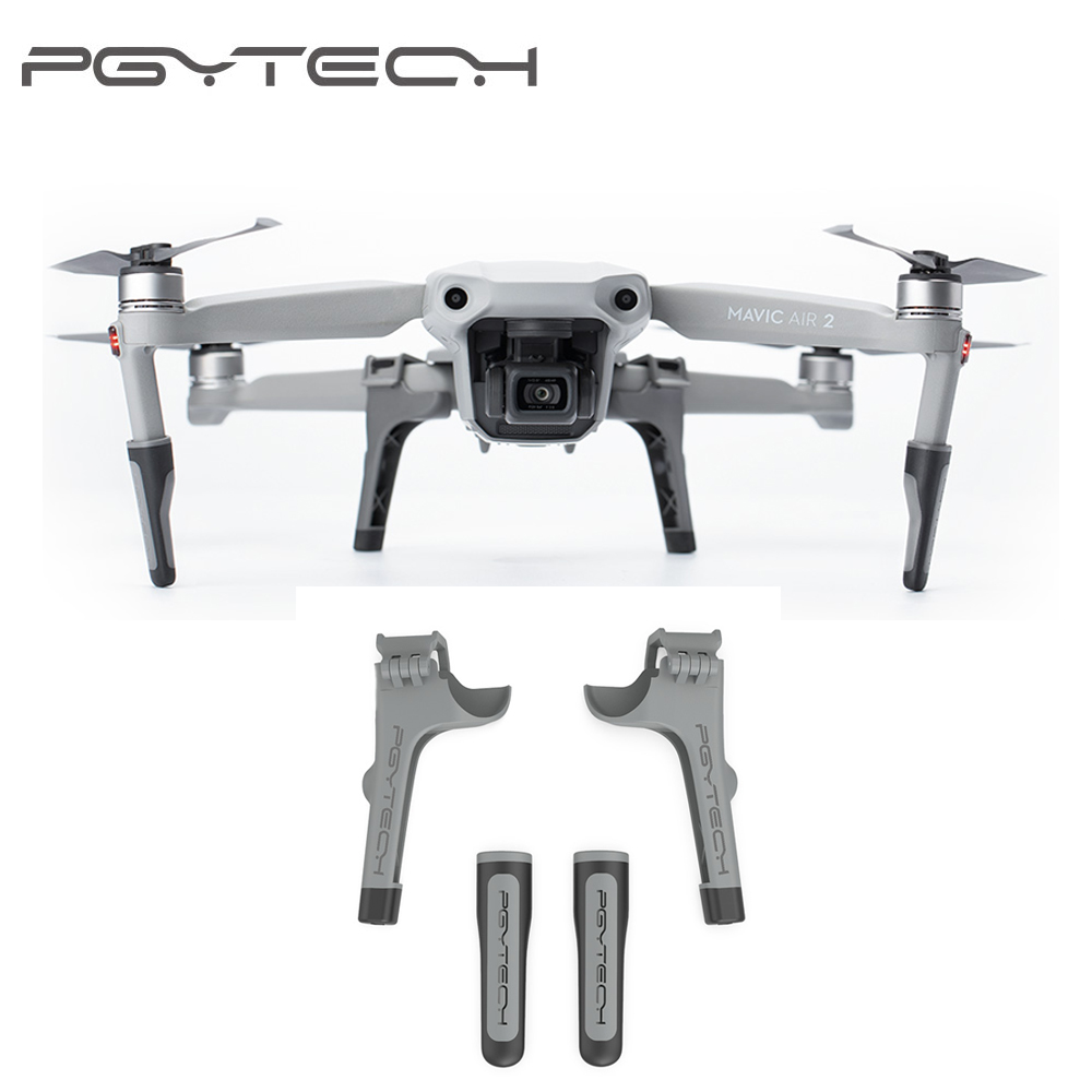 PGYTECH Extended Increased Landing Gear Leg Support Protector Extension Fit for DJI Mavic Air 2 Drone Accessories