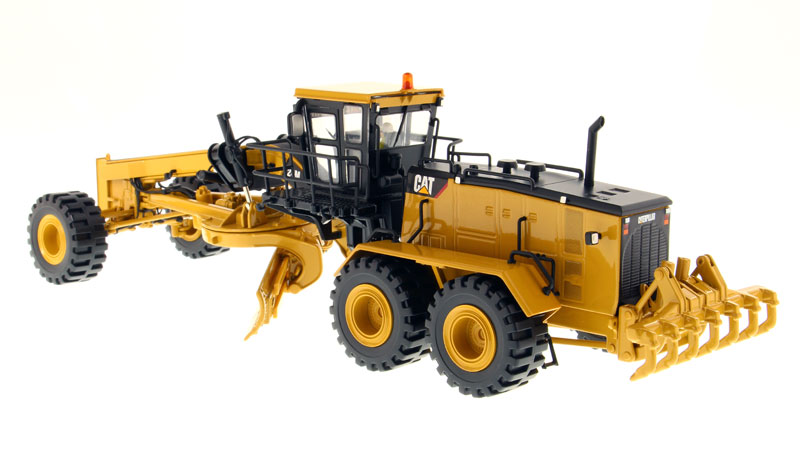 DM 1:50 Caterpillar Cat 24M Motor Grader Elite Series Engineering Machinery 85264C Diecast Toy Model for Collection,Decoration