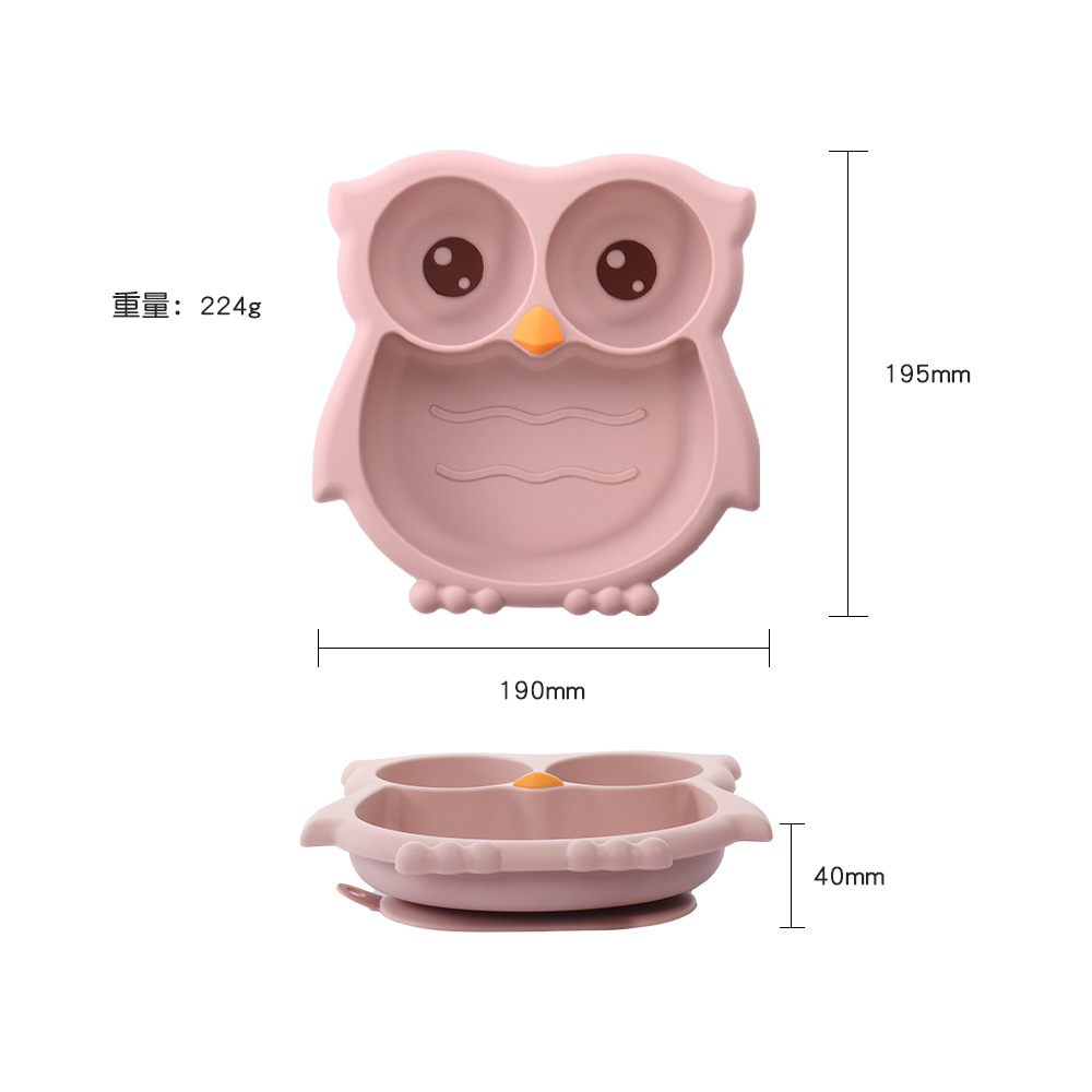 owl silicone plate detail photo MFZ-P009