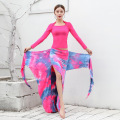 2020 New Women Dancewear Belly Dance Clothes Modal Outfit Two-piece training suit top + skirt Bellydance Long Dress