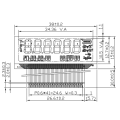 Customized ARKLED 38*15mm TN LCD display module