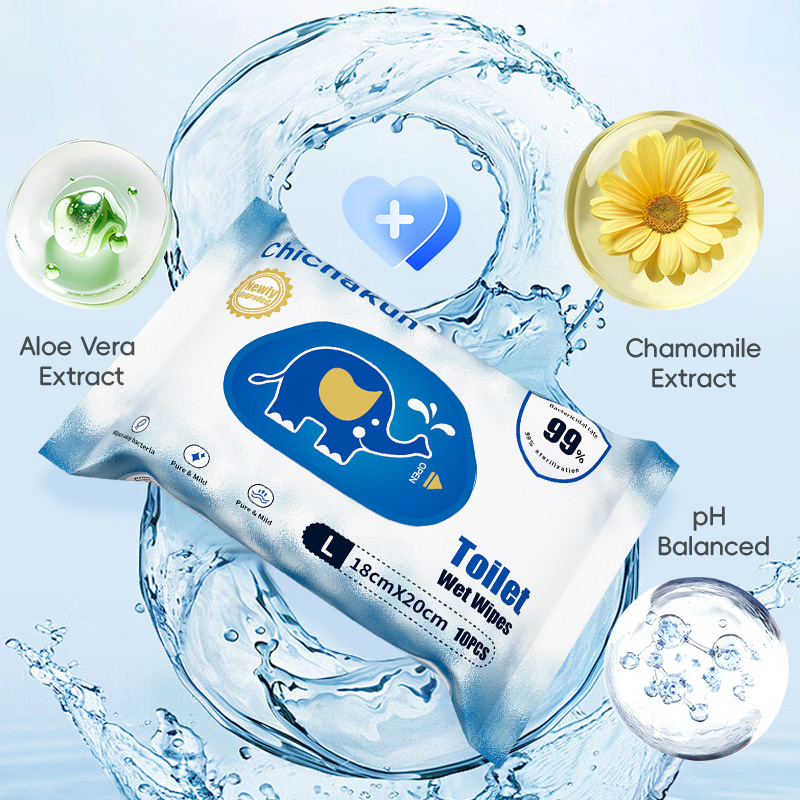 toilet wet wipes