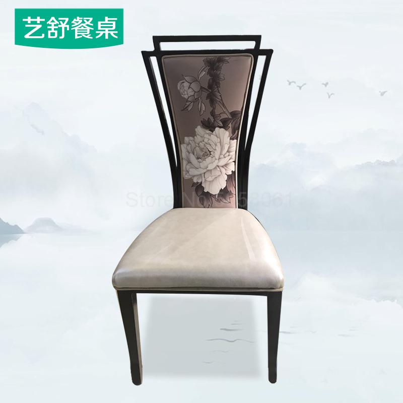 New Chinese dining table and chair hotel chair
