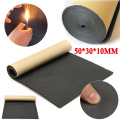 30*50cm 10mm Car sound insulation Rubber foam pad soundproofing Auto noise deadener isolation thermal insulator
